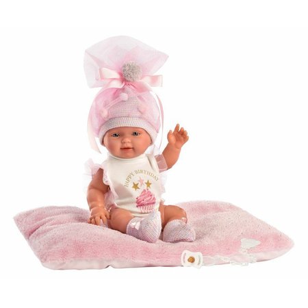 Llorens 26316 NEW BORN HOLČIČKA - realistická panenka miminko s celovinylovým tělem